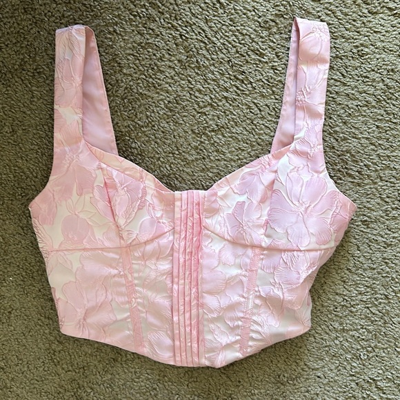 For Love And Lemons Tops - For Love & Lemons Pink Corset